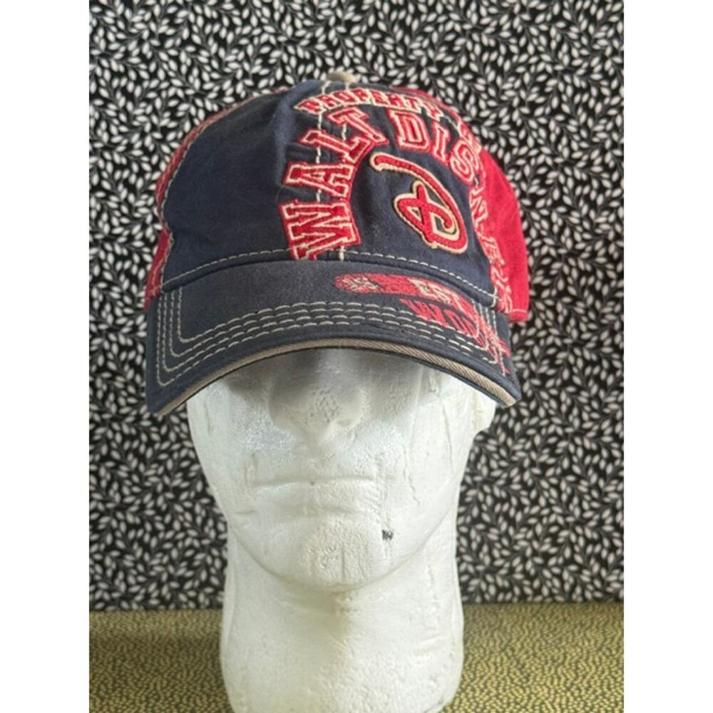 DISNEY PARKS DISTRESSED STYLE WALT DISNEY WORLD BASEBALL HAT